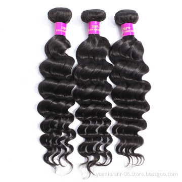 cuticle aligned brazilian hair 3 bundles with closure loose deep wave wholesale virgin hair vendors human hair extension